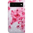 thumbnail image 2 of Wallet Case for Google Pixel 6, Colorful Painted Premium PU Leather Cute Flip Cover with Card Holder & Kickstand Phone Case for Google Pixel 6 Cherry Blossoms, 2 of 14