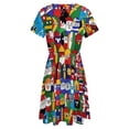 thumbnail image 5 of Countryball Sundress Short Sleeve Dress Summer Women Clothes Dress for Women Dresses, 5 of 7