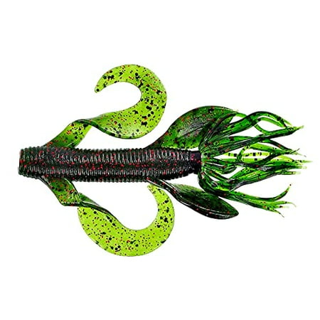 YAMAMOTO 4 Kreature Realistic Soft Plastic Fishing Lure Baits with Wings and Free-Flowing Skirt - 7 Pack
