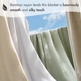 thumbnail image 2 of 1-Piece King Rayon Blanket, Sage Green, 2 of 5
