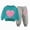 A15-Sky Blue, variant on Girls Outfit Set Cute Flower Print Long Sleeved Sweatshirt Pants 2Pcs Set for 6-24 Months 2T 3T 4T 5T 6T Children Sky Blue,7-8 Years