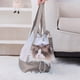 thumbnail image 5 of Bolsa para gatos de malla de nailon transparente, portátil para mascotas, plegable, de un hombro, de bandolera, gris, 5 of 6