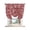 Burgundy, White, Red, variant on Botanical Rose Tie Up Curtains for Kitchen Windows,Adjustable Rod Pocket Valance 45 Inch Short, Vintage Blush Pink Floral Leaf Summer Farmhouse Window Treatment Balloon Roman Blind Shade, 52" x 45"