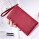 thumbnail image 3 of Billetera Bolsa Bolso de mensajero de cambio de moda para mujer Cartera de PU de embrague portátil (rojo vino) Likrtyny Para Estrenar, 3 of 4