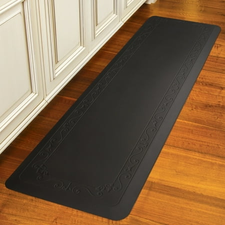 Smartstep Home Collection Fleur De Lys 72 X 20 X 5 8 Black