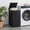 Black#448, variant on Slim Rolling Laundry Hamper with Lid 65L Foldable Fabric Clothes Basket on Wheels for Bathroom Bedroom Storage