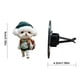 thumbnail image 2 of Seyotauo Cute Cat Car Dog Air Freshener Vent Clips, 2D Flat Acrylic Cartoon Kitty Car Diffuser Air Conditioner Exit Clip, Auto Interior Decoration Accessories for Vehicles, 2 of 2