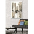 thumbnail image 2 of People Under Rain In The City Wall Poster, 22.375" x 34", Framed, 2 of 3
