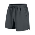 thumbnail image 2 of LADIGASU Men's Solid Color Polyester Outdoor Casual Sports Ice Silk Shorts, 2 of 8