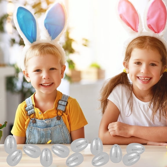 FYHALE Shiny Easter Eggs Set 2.36 Inch Fillable Empty Easter Eggs for Fillling Candy Treats Easter Hunts Basket Suffers Fillers Easter Theme Party