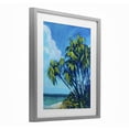thumbnail image 2 of Stupell Industries Tropical Cerulean Sky & Palms Gray Framed Print Under Glass, 13 x 16, by Dan Meneely, 2 of 8