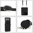 thumbnail image 5 of Allytech for Samsung Galaxy Z Flip 3 Case with Lanyard, Shoulder Strap Shockproof Drop Protection Anti-Drop All-Inclusive Women Men Girls Phone Protective Cover Case for Samsung Z Flip 3 5G, Black, 5 of 5