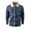 Blue, variant on uikmnh Winter Jackets for Men's Casual Autumn Winter Long Sleeve Denim Jacket Size:5XL