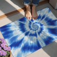 thumbnail image 4 of Blue Tie Dye Mandala Pattern Door Rugs,Washable Non Slip Door Mats Indoor,Decorative Door Mats,Entry Mat Indoor for Entrance,Bedroom,Kitchen,Bathroom,20"x32", 4 of 6
