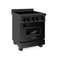 thumbnail image 3 of ZLINE 24" 2.8 cu. ft. Induction Range with a 3 Element Stove and Electric Oven in Black Stainless Steel (RAIND-BS-24), 3 of 5