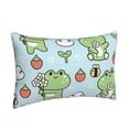 thumbnail image 2 of Balery Cute Floral Frog Bedding Queen Pillow Cases - Envelope Closure - Soft Brushed Microfiber Fabric - Shrinkage and Fade Resistant Pillow Cases-16"x24", 2 of 9