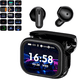 thumbnail image 1 of Audífonos Inalámbricos Pantalla Táctil Bluetooth Audífonos de Traducción con IA 8 Modos para Hacer Frente a Varios Escenarios Cancelación de Ruido Modo de Transparencia, NE68, 1 of 12