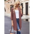 thumbnail image 5 of KISSGAL Women Robes Knee Length Waffle Knit Soft Bathrobe Lightweight Loungewear, 5 of 8