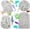 Mixed styles 1, variant on 4PCS Marine Theme Fondant Silicone Mold Seaweed Sea Fish Crab Coral Conch Sea Shells Shape DIY Handmade Baking Tools
