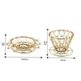 thumbnail image 6 of Coffee Drip Holder Rack Portable Camping Dripper Tea Filter Bracket Golden, 6 of 6