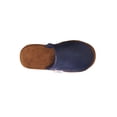 thumbnail image 4 of Pantufla Erizo Clothing Vinipiel Azul-Café para hombre, 4 of 4