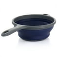 thumbnail image 2 of Oster Bluemarine Collapsible Polypropylene Colander with Handle in Navy, 2 of 3