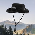 thumbnail image 2 of Beach Hat , Packable Sun Hat , Wide Brim Hats for Men Lightweight Breathable UPF 50+ Wide Brim Foldable Summer Sun Hat with Adjustable Tie Strap for Outdoor Travel, 2 of 3