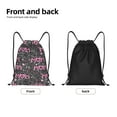 thumbnail image 5 of Kdxio Lovely Mom Ever Print Drawstring Backpack Bag,Waterproof Draw String Back Sack, Gym Drawstring Bags Swim Bag For Unisex, 5 of 9