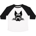 thumbnail image 3 of Inktastic Peeking Scottish Terrier Boys or Girls Toddler T-Shirt, 3 of 5