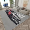 thumbnail image 2 of Area Rug 8x10 ft Gray Car Living Room Rugs, Indoor Accent Rug, Washable Non Slip Stain Resistant Carpet, for Bedroom Dining Room Home Office Soft Low Pile Print Rugs, 2 of 7