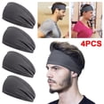 thumbnail image 1 of Banda para El Sudor Hombre Y Mujer Elástica Correr Diadema Secado Rápido (gris Oscuro), 1 of 5