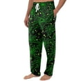 thumbnail image 4 of Dwralegc Halloween Pants Sweatpants for Men Big and Tall Lightweight Lounge Pants Halloween Print Wide Leg Casual Pants Elastic Waist Drawstring Trouser with Pockets Green 3XL, 4 of 5