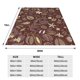 thumbnail image 3 of Fotbe Coffee and Flowers Manta de Franela Acolchonada con Estampado, Súper Suave y Esponjosa, Extra Grande para Sofá, Cama, Uso Todo el Año-40"x30", 3 of 7