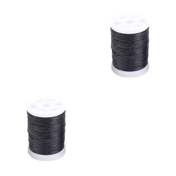 Sonducket Herramienta de Cuerda de Hilo de servicio Cometa Zapatero Cuerda Fabricación Cuerda Equipo al aire libre Accesorio Negro Negro 2Conjunto