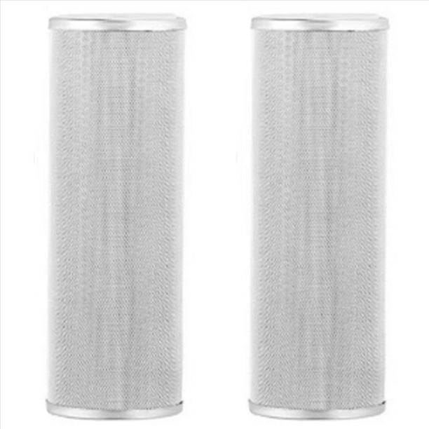 2X los Accesorios Purificadores de Agua de Acero Inoxidable 304 de 10 Pulgadas Se Pueden Limpiar y Reutilizar. Eliminan Eficazmente las Impurezas de 1 Micrón.