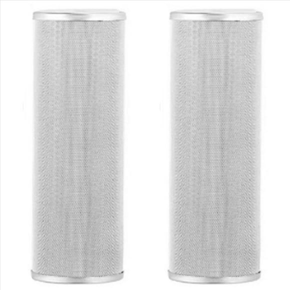 2X los Accesorios Purificadores de Agua de Acero Inoxidable 304 de 10 Pulgadas Se Pueden Limpiar y Reutilizar. Eliminan Eficazmente las Impurezas de 1 Micrón.