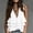 White, variant on Hueook Loose Tank Tops for Women V Neck Sleeveless Linen Blouse Ruffle Hem Tunic Shirts Ladies V-neck Sleeveless Lace Top Brown S