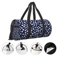 thumbnail image 3 of Fotbe Daisies Flowers Bolsa Deportiva de Lona Plegable con Estampado, Bolsa de Gimnasio con Bolsillo Seco/Húmedo, Bolsa de Viaje Ultraligera de Gran Capacidad, 3 of 6