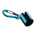 thumbnail image 2 of Clip para caña de pescar Creek con llavero, soportes para cañas de pescar, materiales de aluminio de superficie lisa ligera, resistente, duradero, Azul Sunnimix Clip de soporte de caña de pescar, 2 of 8