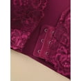 thumbnail image 4 of Super Soft & Comfortable Front Close Bra, Elegant Lace Wireless Push Up Bra, Women's Lingerie & Underwear, 4 of 9