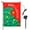 Christmas Tree, variant on Solar Lighted Christmas Snowman Garden Flag 12x18 Inch Double Sided Outside