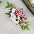 thumbnail image 1 of PEW Flowers Wedding Portable Chair Back Floral for Ceremony Concerts Wedding D, 1 of 8