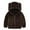 Brown, variant on BJUTIR Baby Girls Jackets Toddler Kids Baby Boy Cute Ear Zipper Solid Thick Hooded Coat Warm Outwear