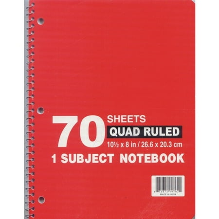 Graph Notebook, 70 sheets - CASE OF 48