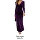 thumbnail image 5 of Minnieouse Vestido ajustado de manga larga, moderno y versátil, vestido ajustado elegante de manga larga, vestido de noche Vestidos Morado oscuro SG, 5 of 6