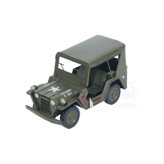 1940 Willys Quad Overland Jeep Model Car Metal