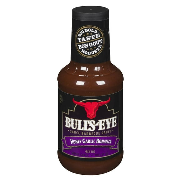 Bull's-Eye Honey Garlic Bonanza BBQ Sauce, 425mL