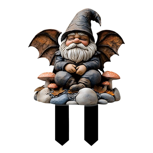 WRKEKC Clearance Ground Planting Decoration 2D Garden Stake Outdoor Ground Planting Potted Planting Decoration
