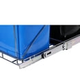 thumbnail image 6 of HomGarden Dual 35Qt Pullout Trash Garbage Can, 8.7Gal Capacity Under Kitchen Cabinet, Blue Black, 6 of 14