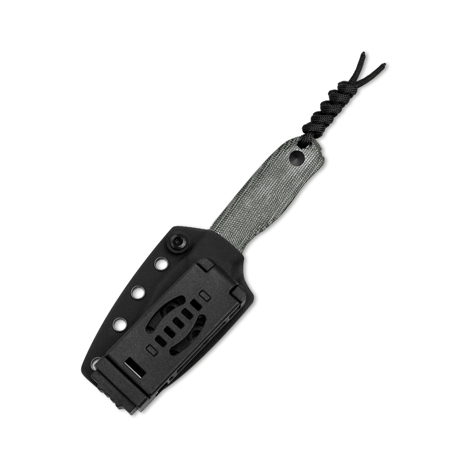 Kizer Fixed Blade Knife Drop Bear, 14C28N Steel Burlap Micarta Handle Pocket Tactical Knives, 1092A1